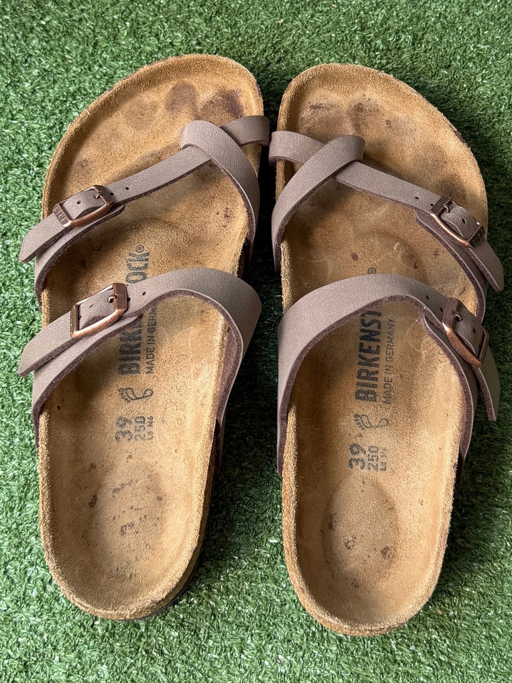Birkenstock Mayari Birkibuc Synthetic Leather Women’s Sandals